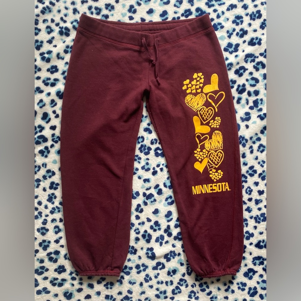 UNIVERSITY OF MINNESOTA cropped sweatpants ♥️⭐️
